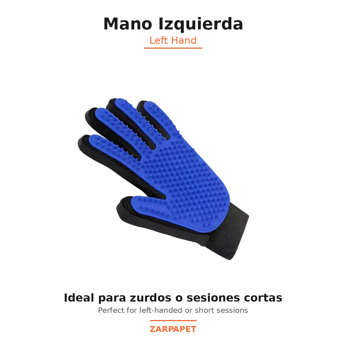 Guante Quitapelos Suave para Mascotas y Tejidos Delicados Gatos y Perros
